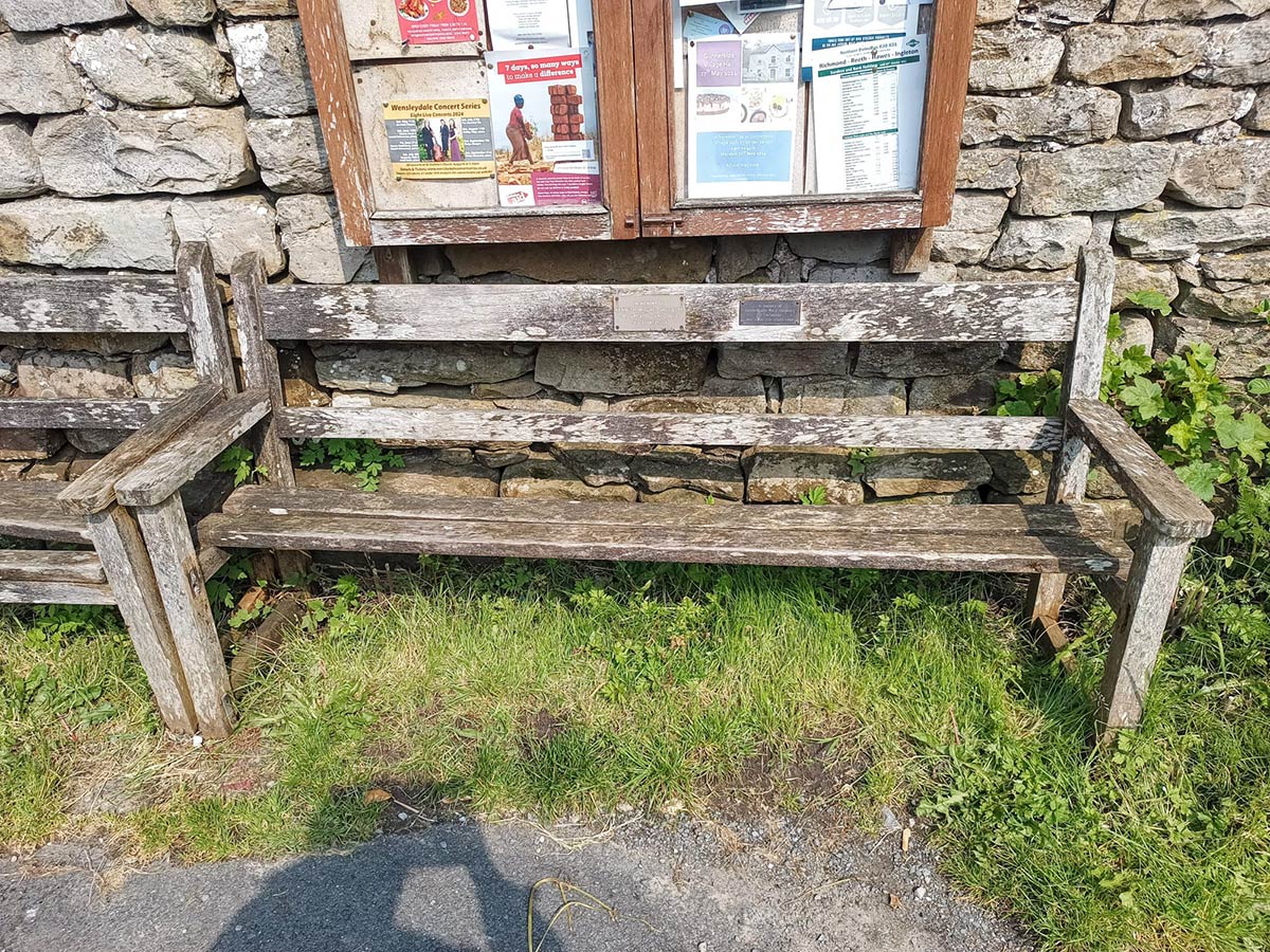 gayle mill benches renovation
